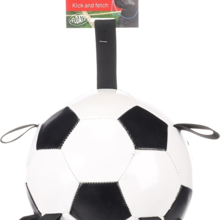 Flamingo DT Towa football with ribbons Large Ø 19 cm. White/Black