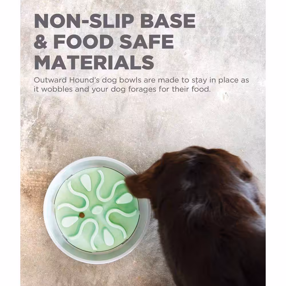 Outward Hound fun feeder wobble slo bowl