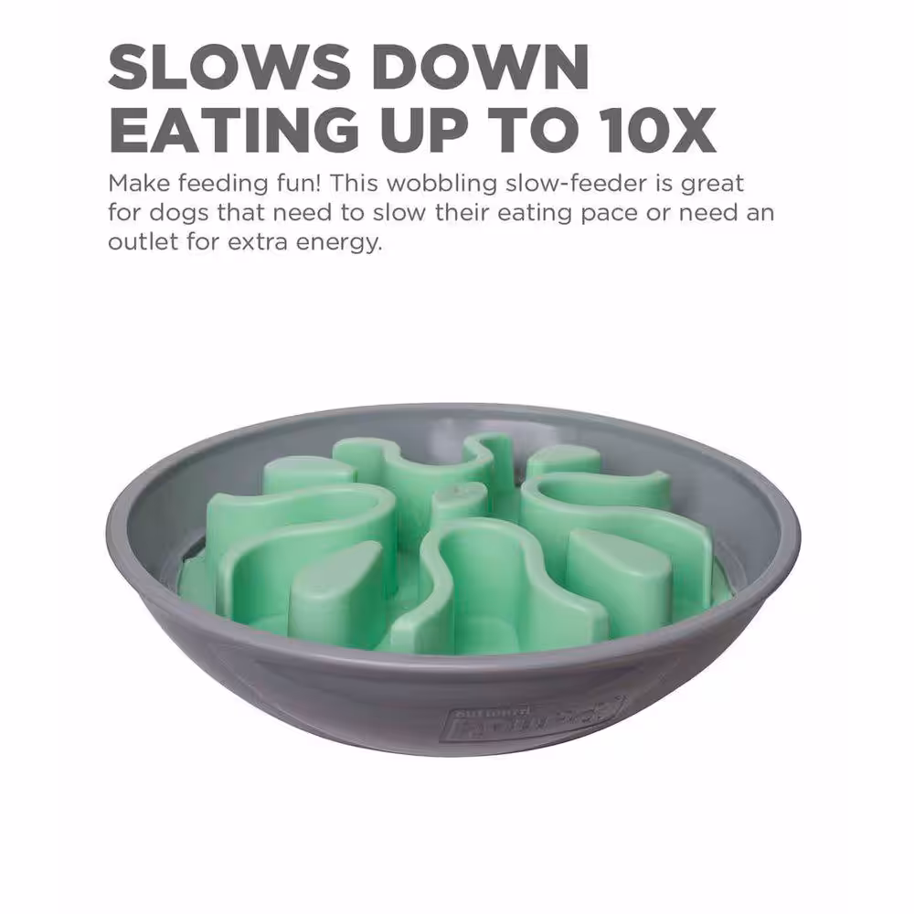 Outward Hound fun feeder wobble slo bowl