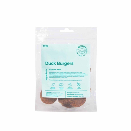 Buddy meaty burgers Duck 100 g.