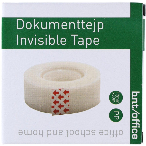 Tape til dokumenter 19 mm./33 M