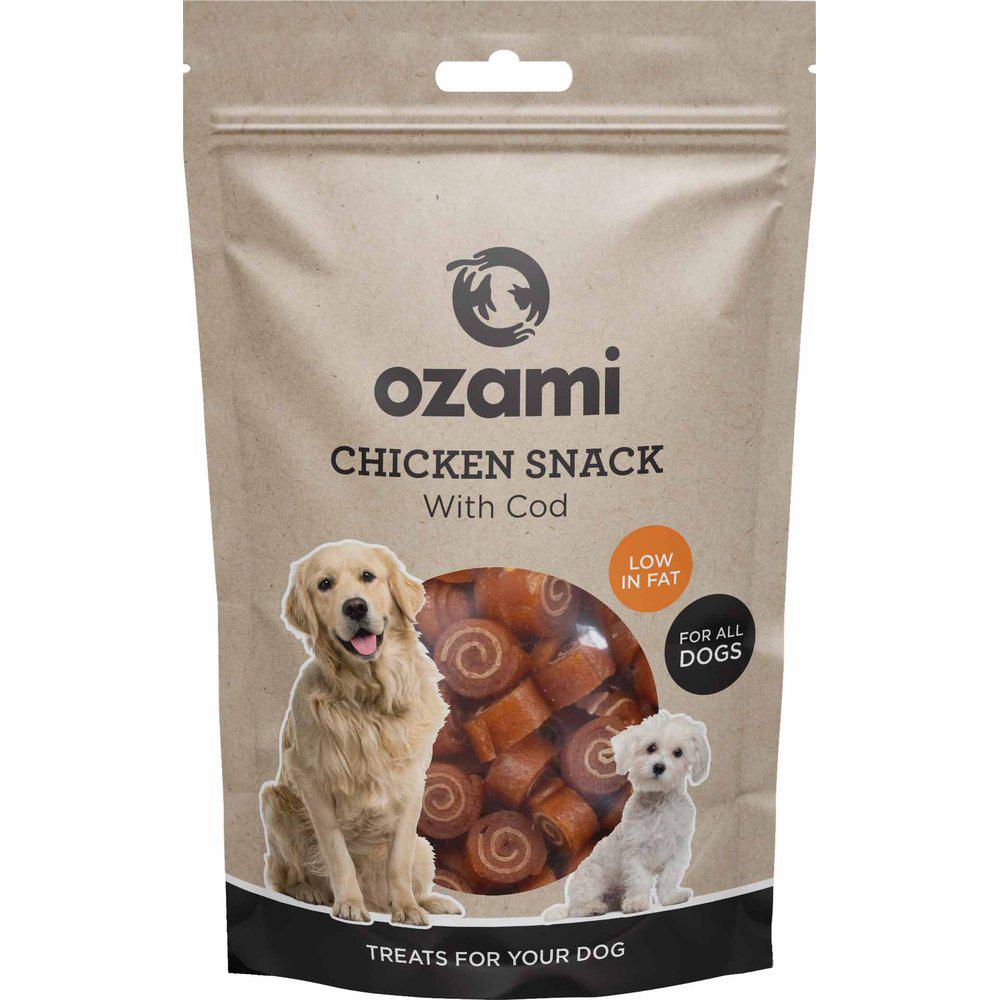 Ozami Chicken Snack With Cod 100 g.