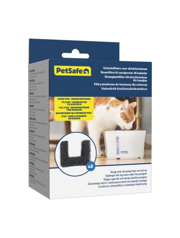 Petsafe skumfilter til Viva petfontaine 2-pak