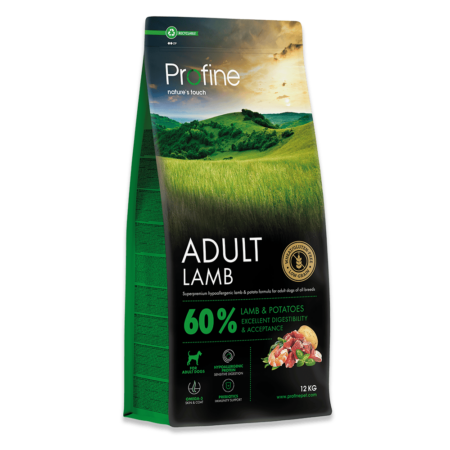 Profine adult lamb 12 kg.