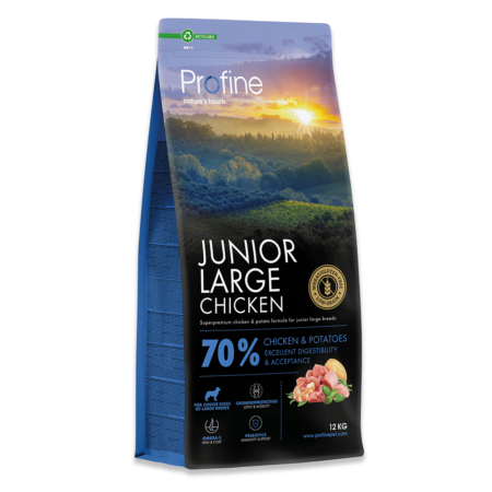 Profine junior large chicken 12 kg.