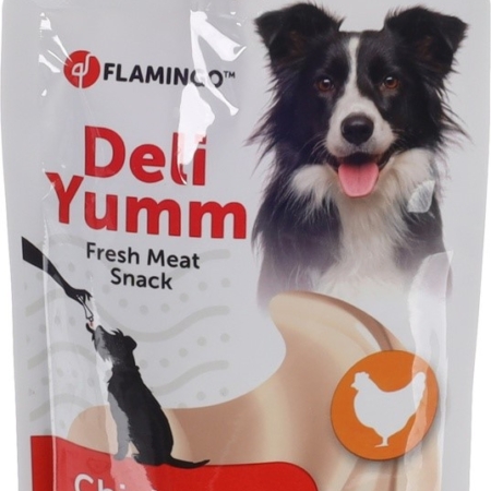 Flamingo snack pasta Deli Yumm fresh meat chicken 90 g.