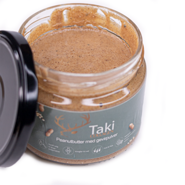 Taki collagen peanutbutter med gevirpulver 300 g.