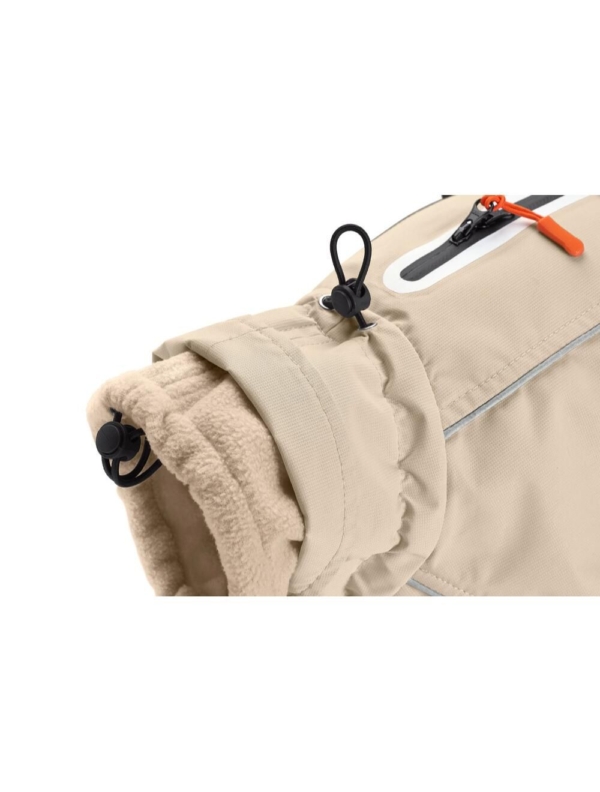 Hunter hundefrakke Nordby, creme - Billede 3