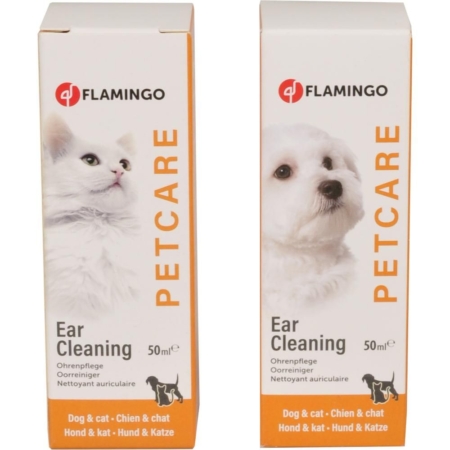 Flamingo Petcare ørerens til hund og kat