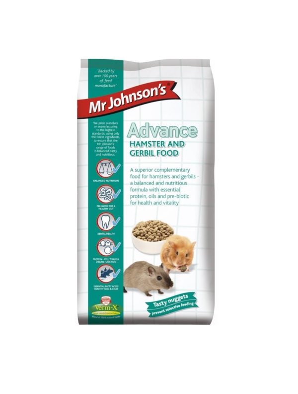 Mr. Johnson´s advance Hamster & Ørkenrotter 750 g.