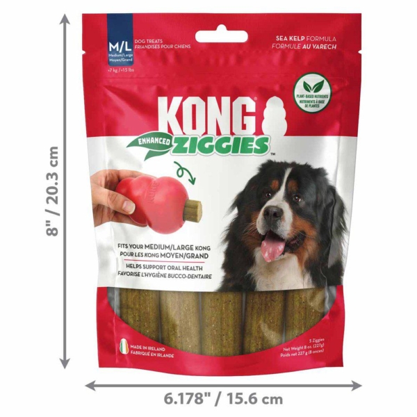 Kong Ziggies M/L 227 g.