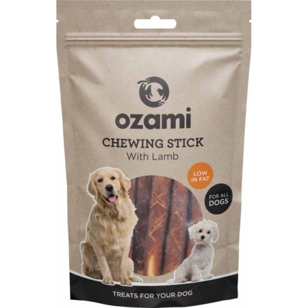 Ozami tyggestang med Lam 12,5 cm. 100 g.