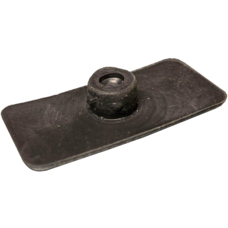 mimSafe skydeknap 20x40 mm. sort