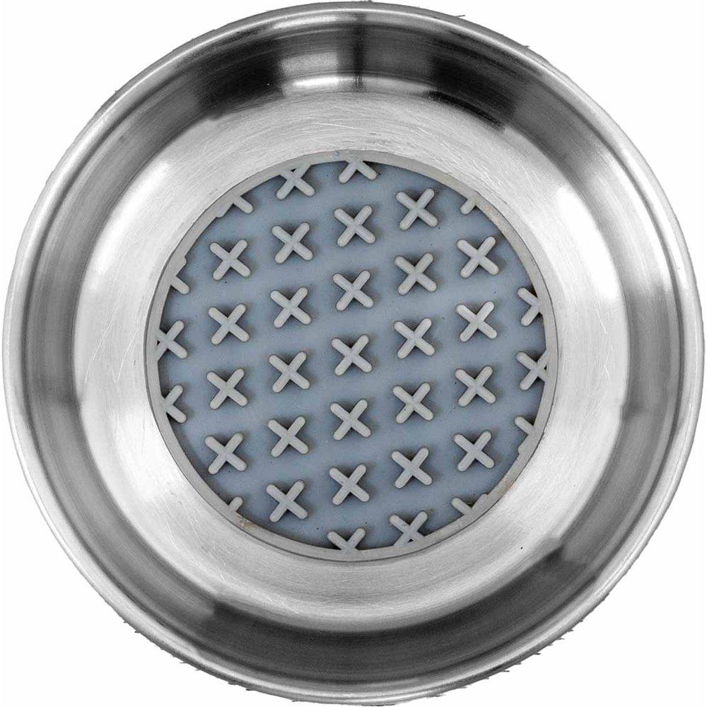 Ozami slowfeeder katteskål Rustfri 290 ml.