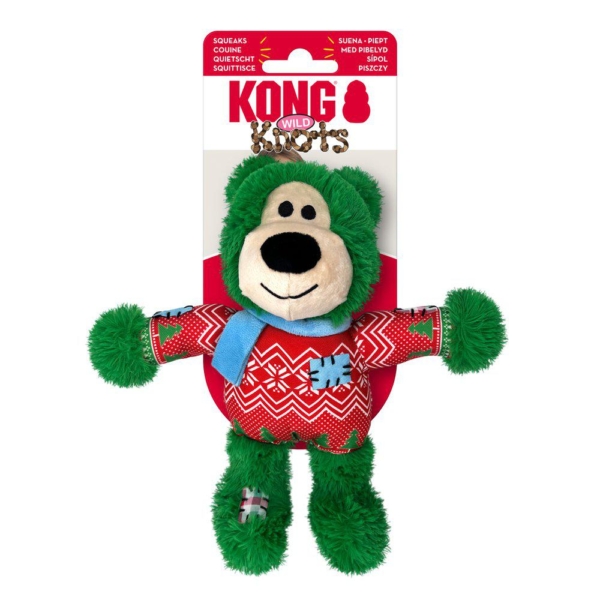 Kong Holiday Wild Knots Bear S/M 18 cm.