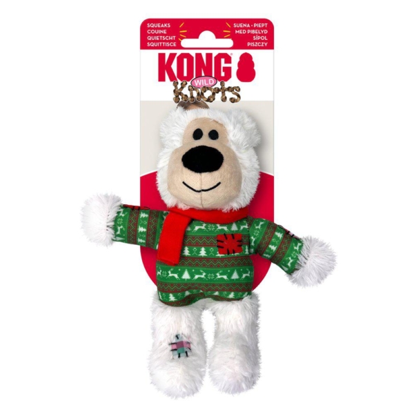 Kong Holiday Wild Knots Bear S/M 18 cm.