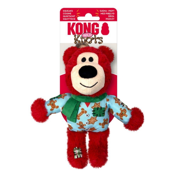 Kong Holiday Wild Knots Bear S/M 18 cm.