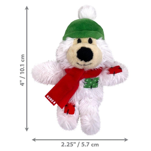 Kong Holiday Softies Bear 10 cm.