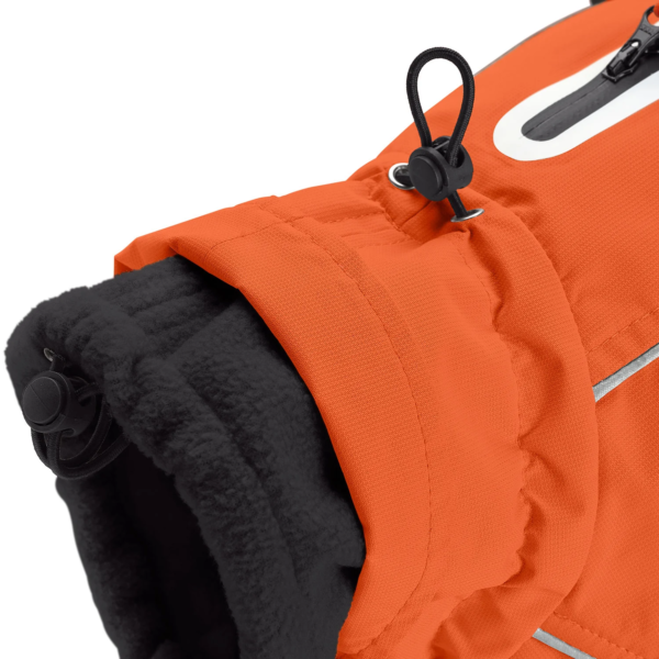 Hunter hundefrakke Nordby, orange - Billede 4