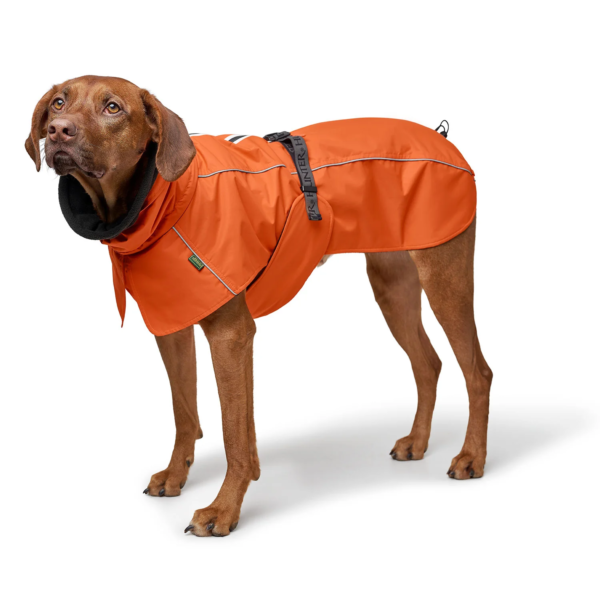 Hunter hundefrakke Nordby, orange - Billede 8
