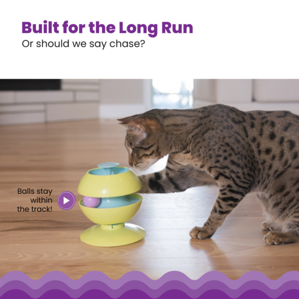 Outward hound twist-a-ball track legetøj for katte