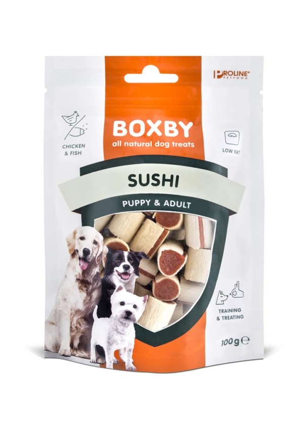 Boxby Sushi puppy & adult 100 g.