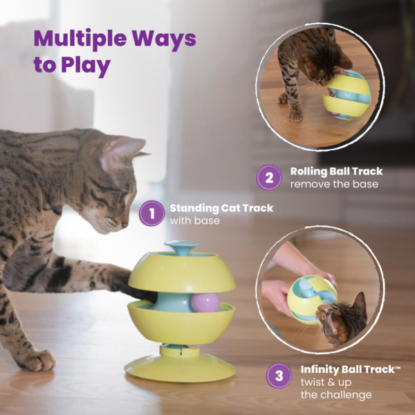 Outward hound twist-a-ball track legetøj for katte