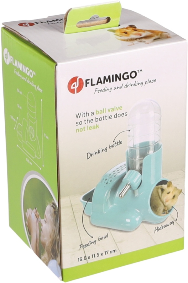 Flamingo spise og drikke sted Hamster.