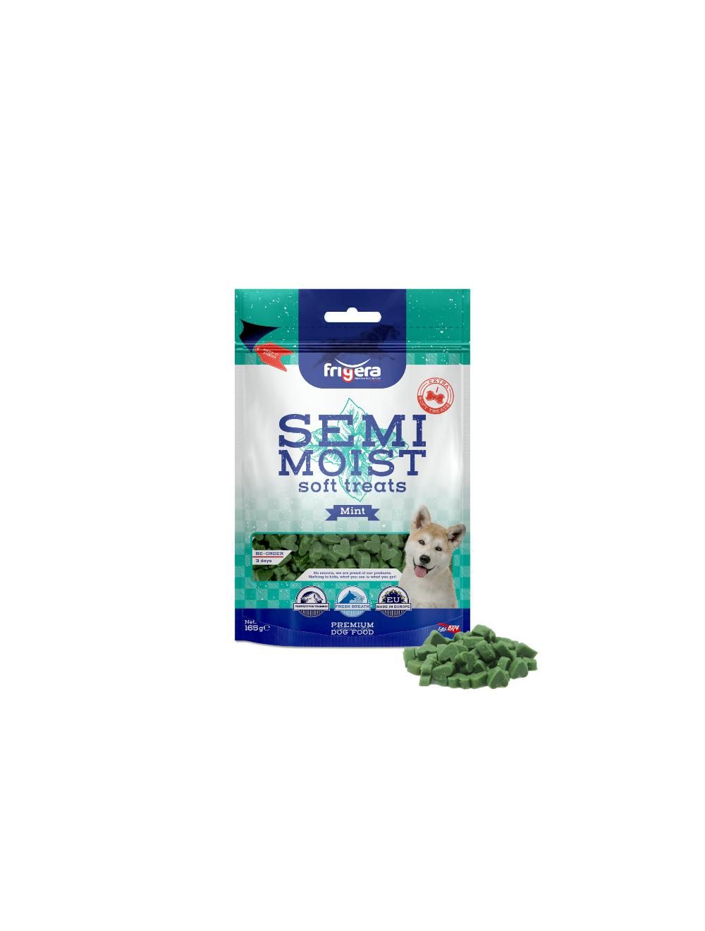 Frigera semi-moist soft high mint 165 g.