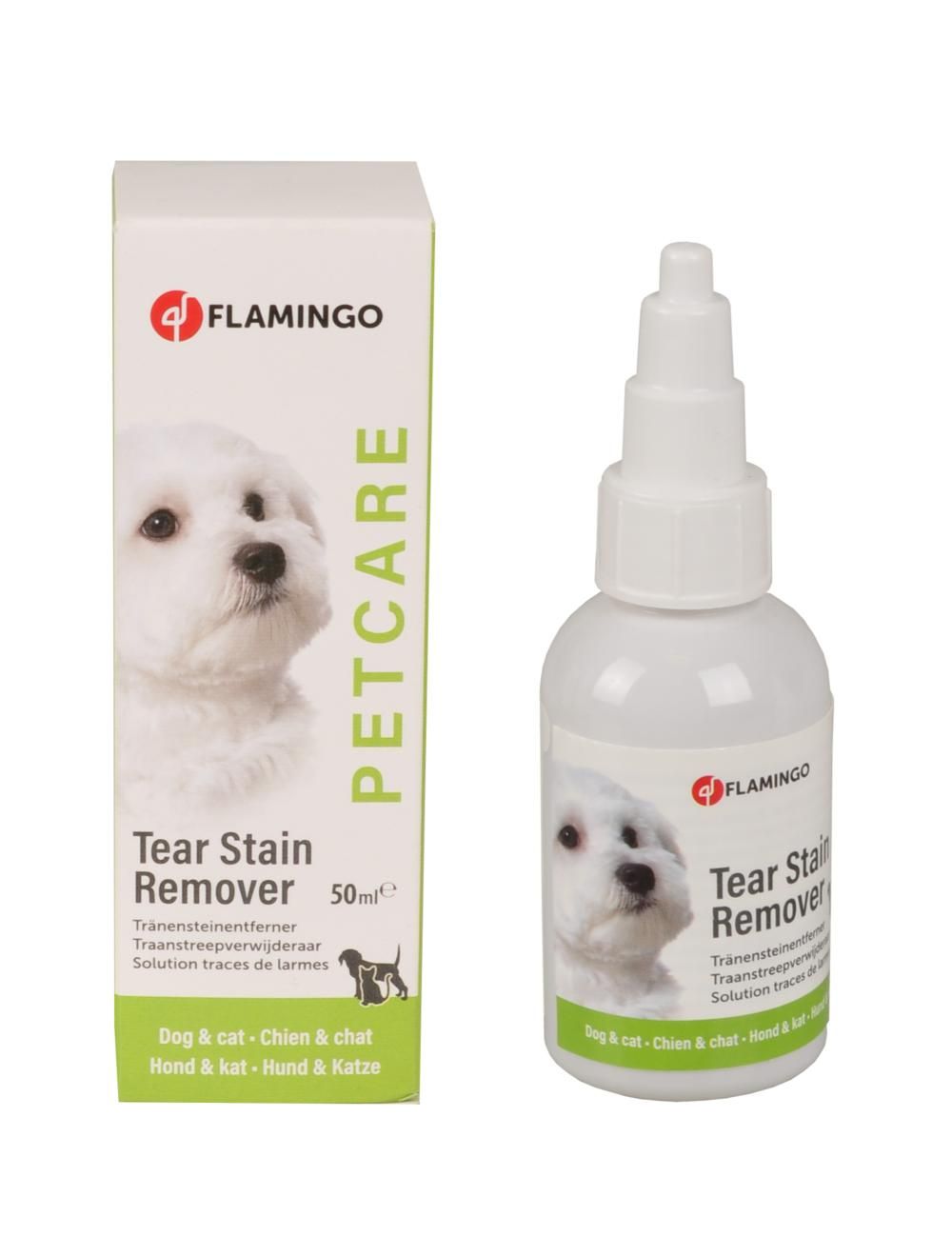 Flamingo øjenrens til hunde og katte 50 ml.