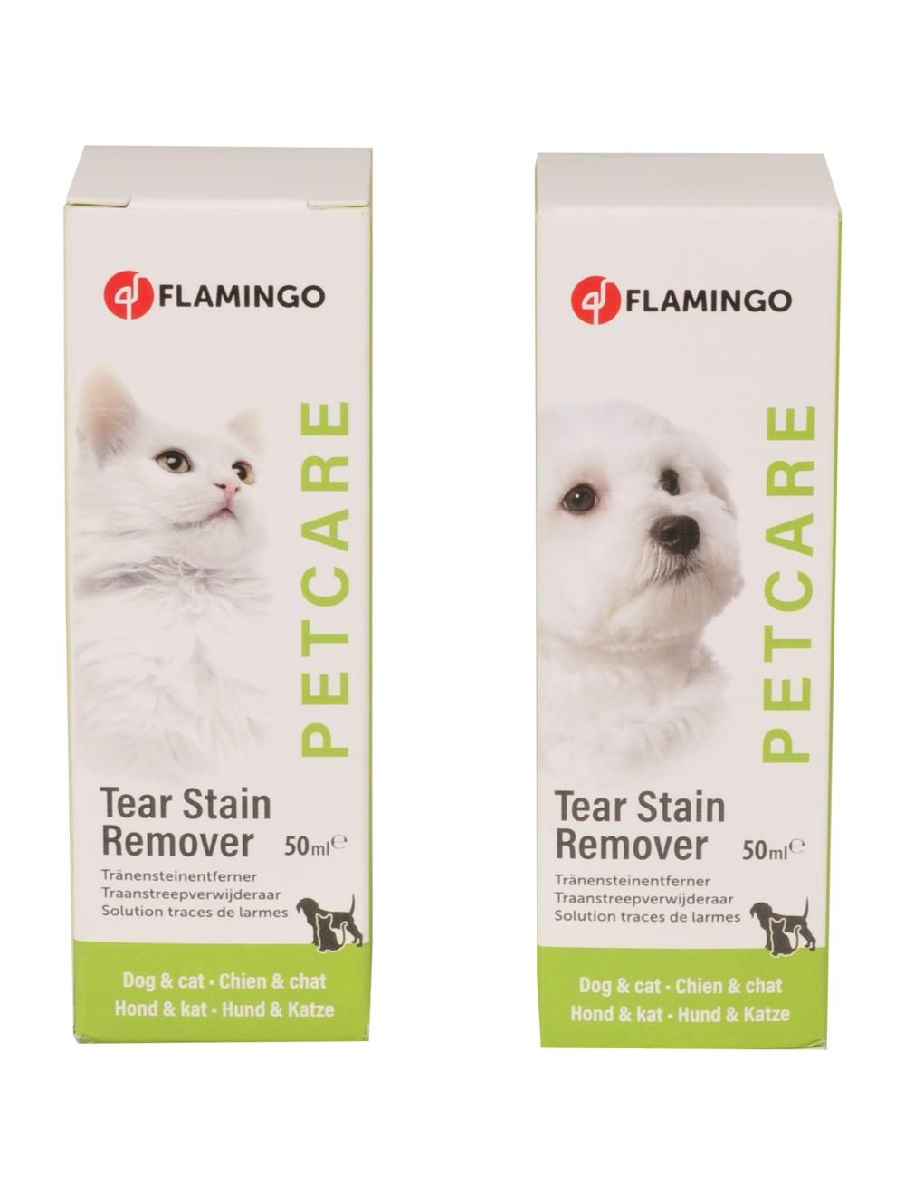 Flamingo øjenrens til hunde og katte 50 ml.