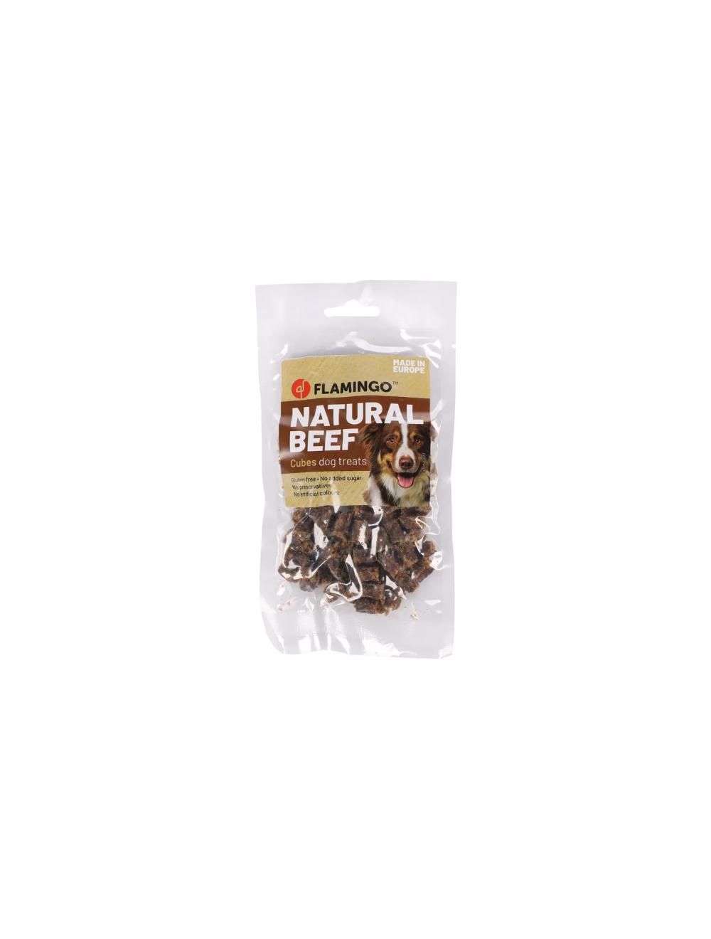Flamingo snack nature oksetern 80 g.