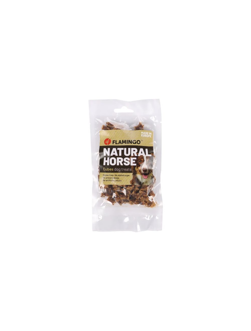 Flamingo snack nature Hestetern 80 g.
