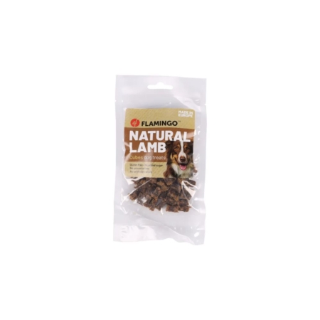 Flamingo snack nature Lammetern 80 g.