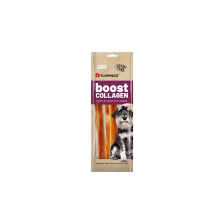 Flamingo Boost strips med Kylling og kollagen 60 g.