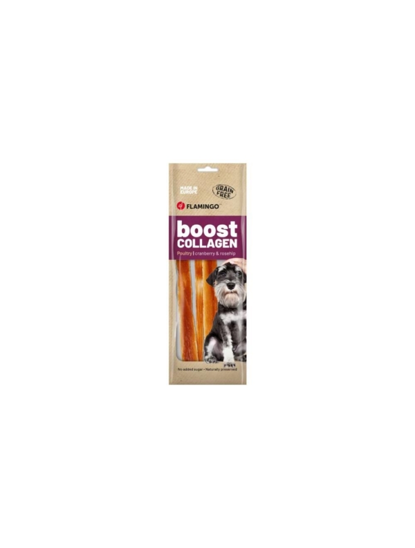 Flamingo Boost strips med Kylling og kollagen 60 g.