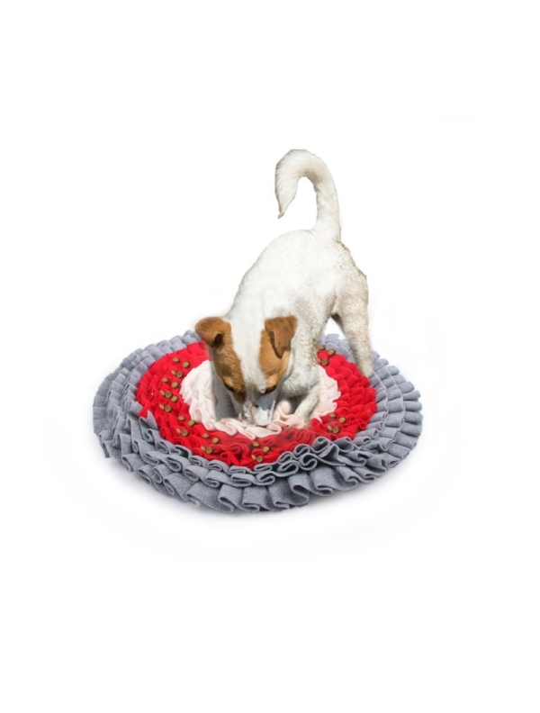 All For Paws Dig it rund fluffy snusemåtte