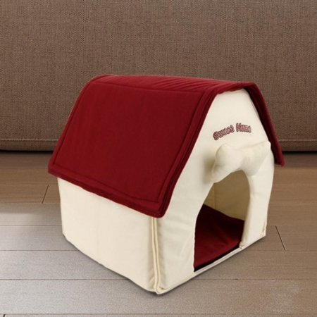 Pawise Sweet Home hundehus i stof