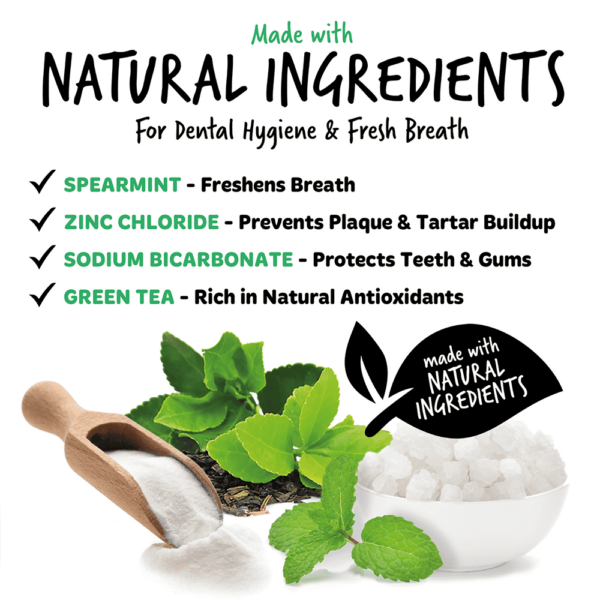 Bugalugs dental care foam in fresh mint 200 ml.