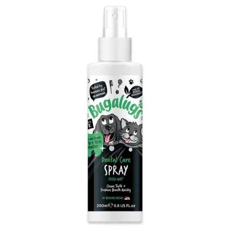 Bugalugs dental care spray in fresh mint 200 ml.