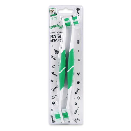 Bugalugs doubleended dental toothbrush 2 stk.