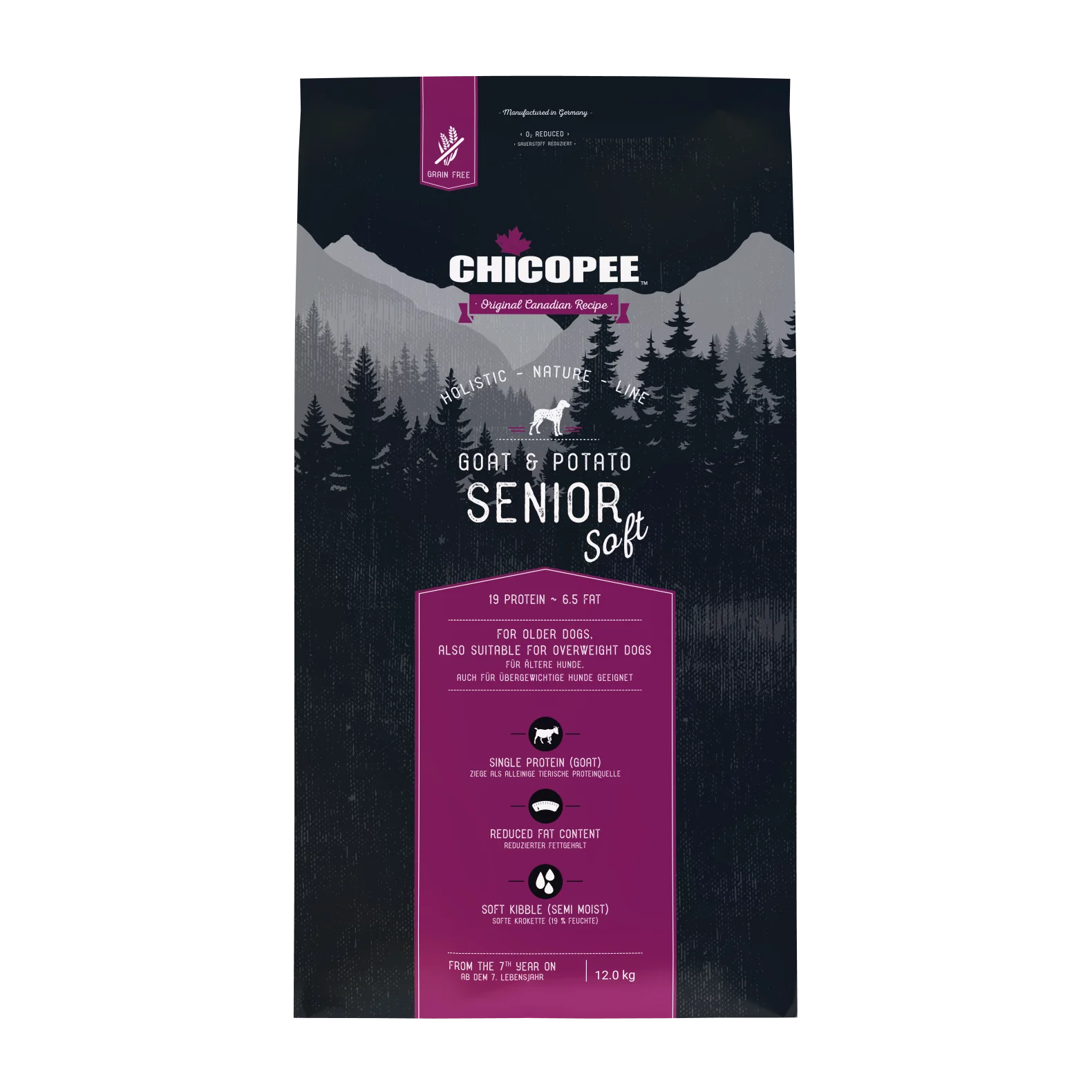 Chicopee Holistic Nature Line Adult Goat & Potato (semisoft) 2 kg.