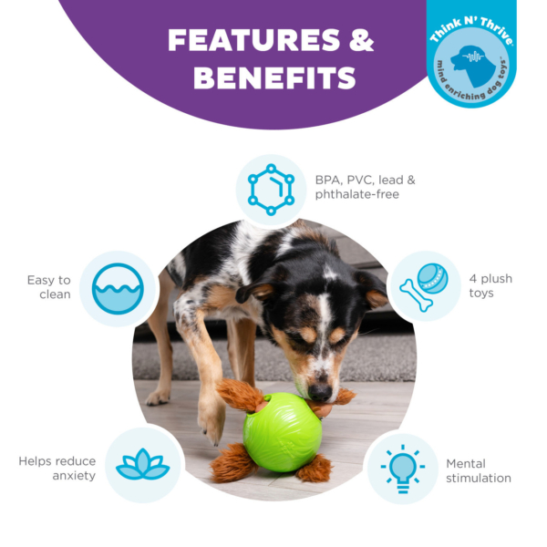 Nina Ottosson Outward hound dog snuffle N´ treat ball