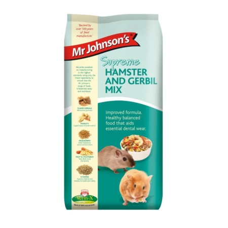 Mr. Johnson´s Supreme Hamster & Ørkenrotter 900 g.