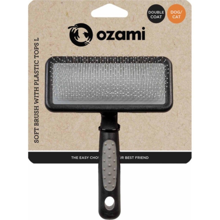 Ozami soft børste med plastikdubber Large