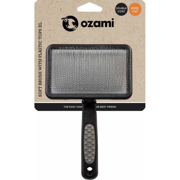 Ozami soft børste med plastikdubber X-Large