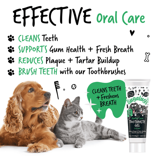 Bugalugs Dental Care Toothpaste Gel with Fresh Mint 75g - Billede 2