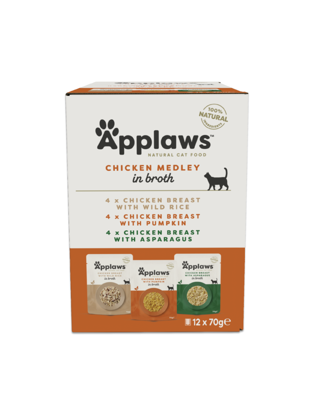 Applaws multipack Kyllingemix 12x70 g.