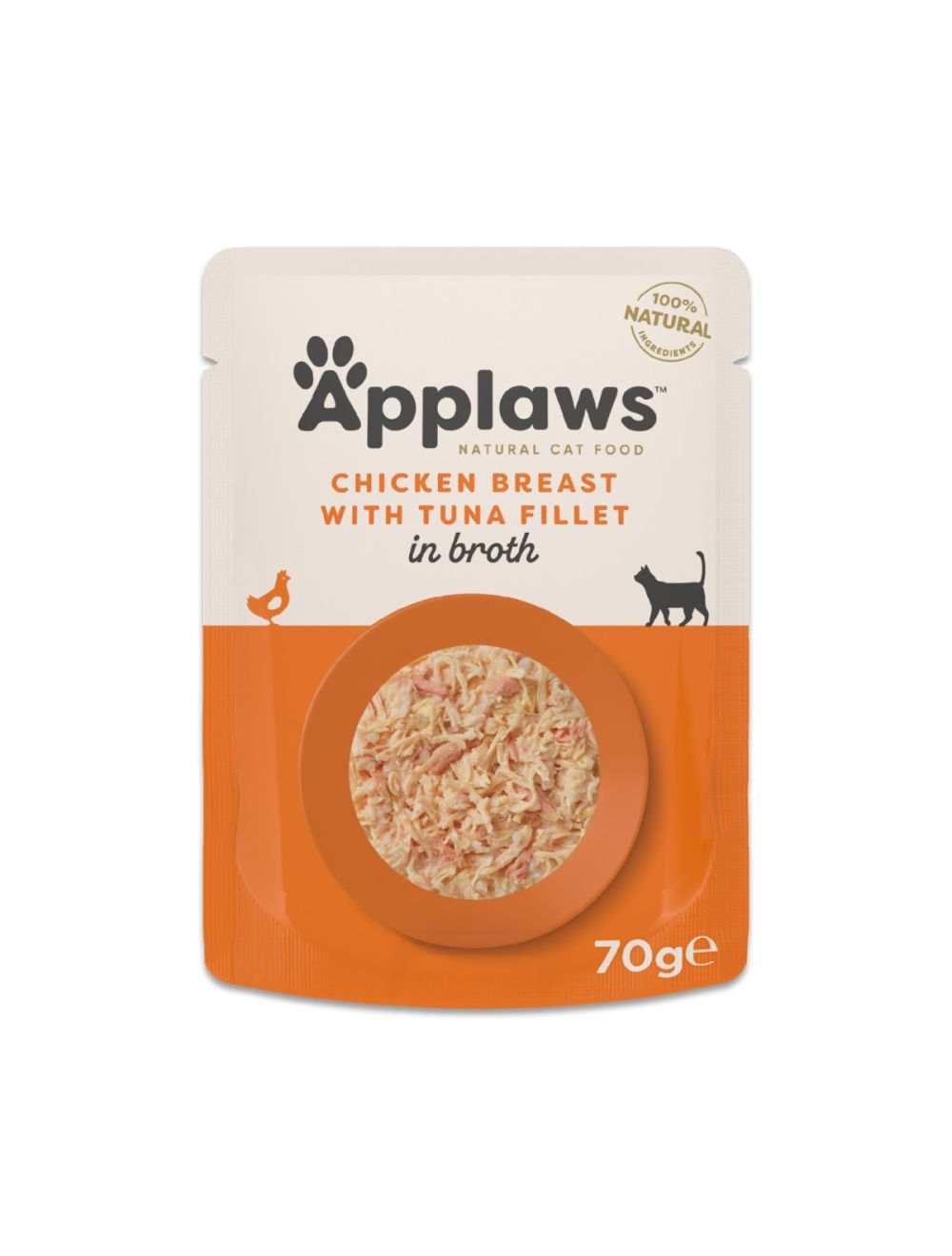 Applaws Kylling med Tun 70 g. pose til kat