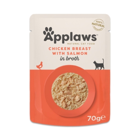 Applaws Kylling med Laks 70 g. pose til kat